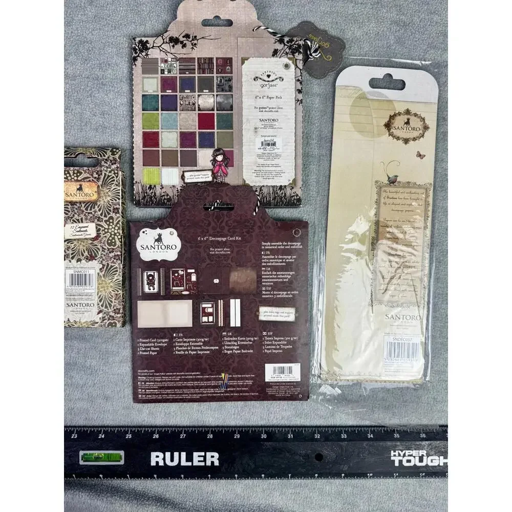 santoro‎ gorjuss paper craft bundle decoupage card kit scrapbook ephemera set